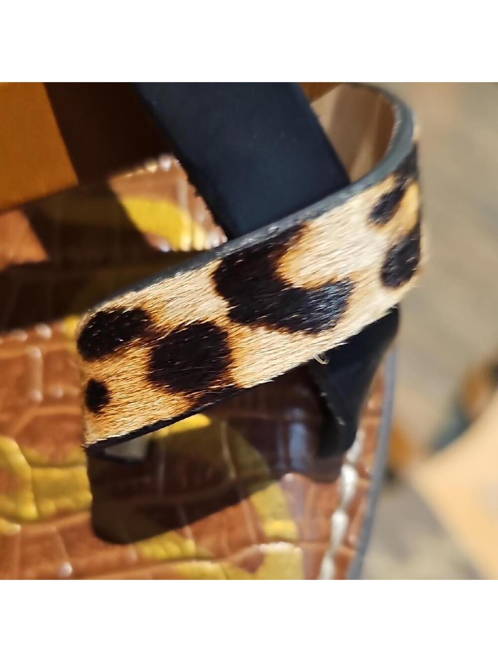 Sam Edelman Leopard Print Sandals - Picture 8 of 8